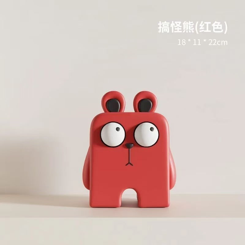 卡比巴拉卡通可愛支架創意裝飾懶人桌面及酒櫃擺件