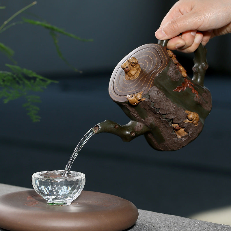 代代封候紫砂壺原礦正品全手工仿老壺家用茶具