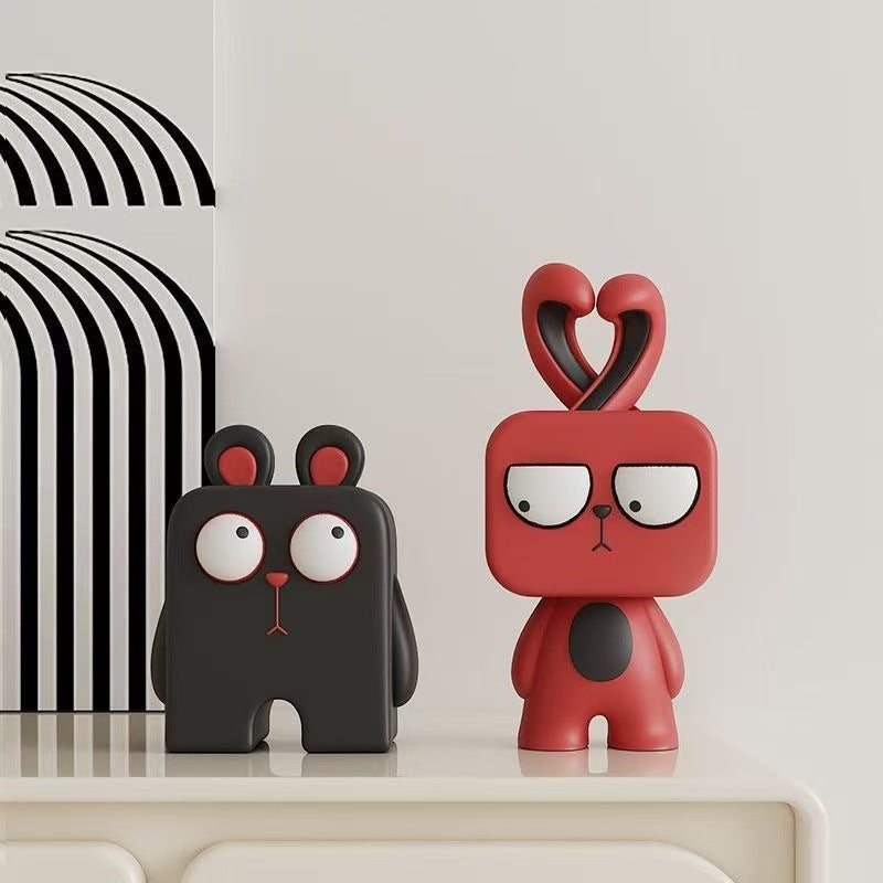 卡比巴拉卡通可愛支架創意裝飾懶人桌面及酒櫃擺件