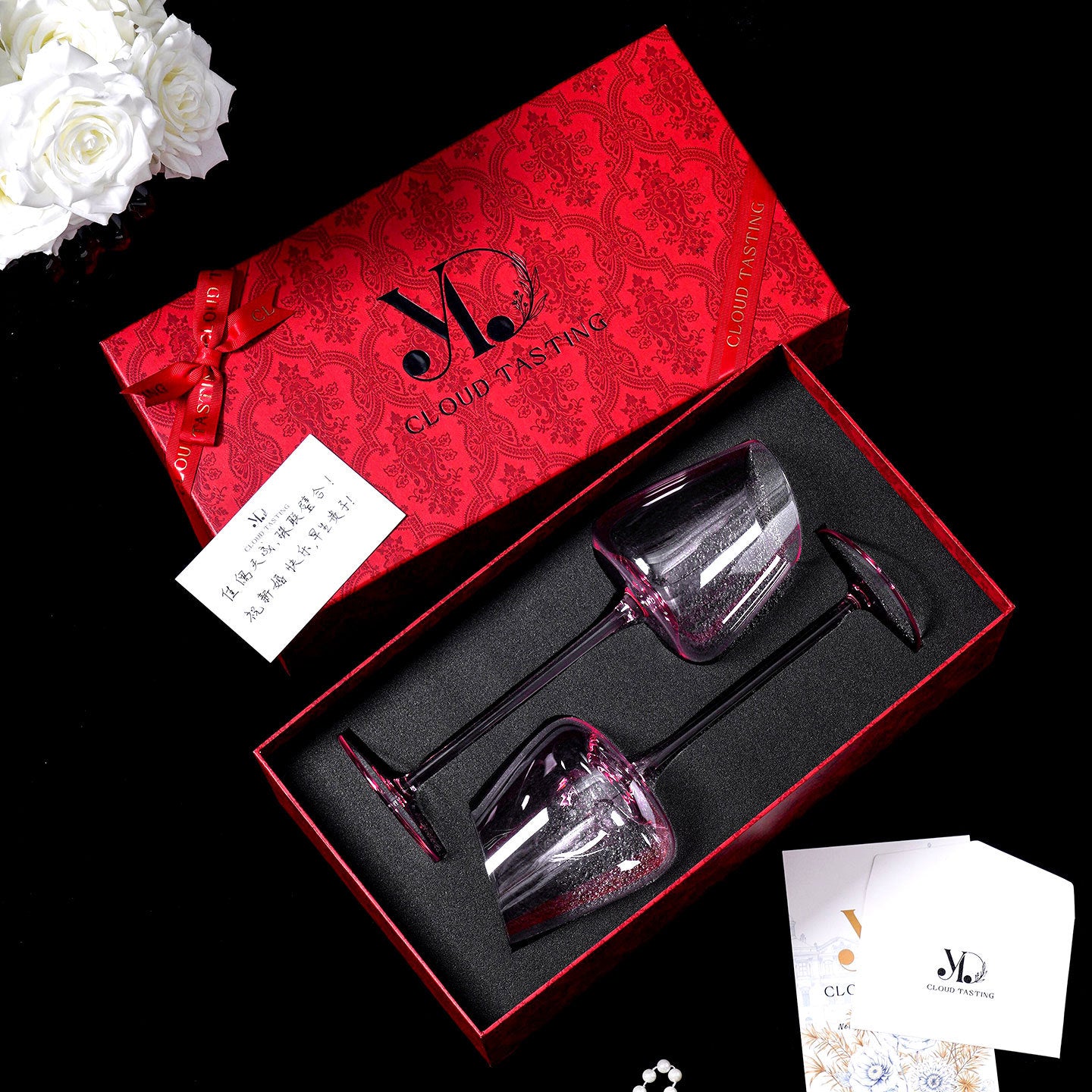 [西拉格]紅酒香檳葡萄酒杯新婚禮盒生日禮物