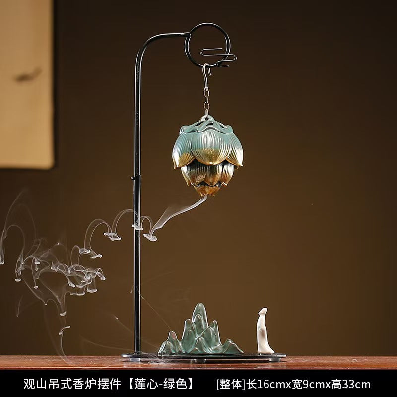 创意国风倒流香炉家用客厅室内香薰炉摆件