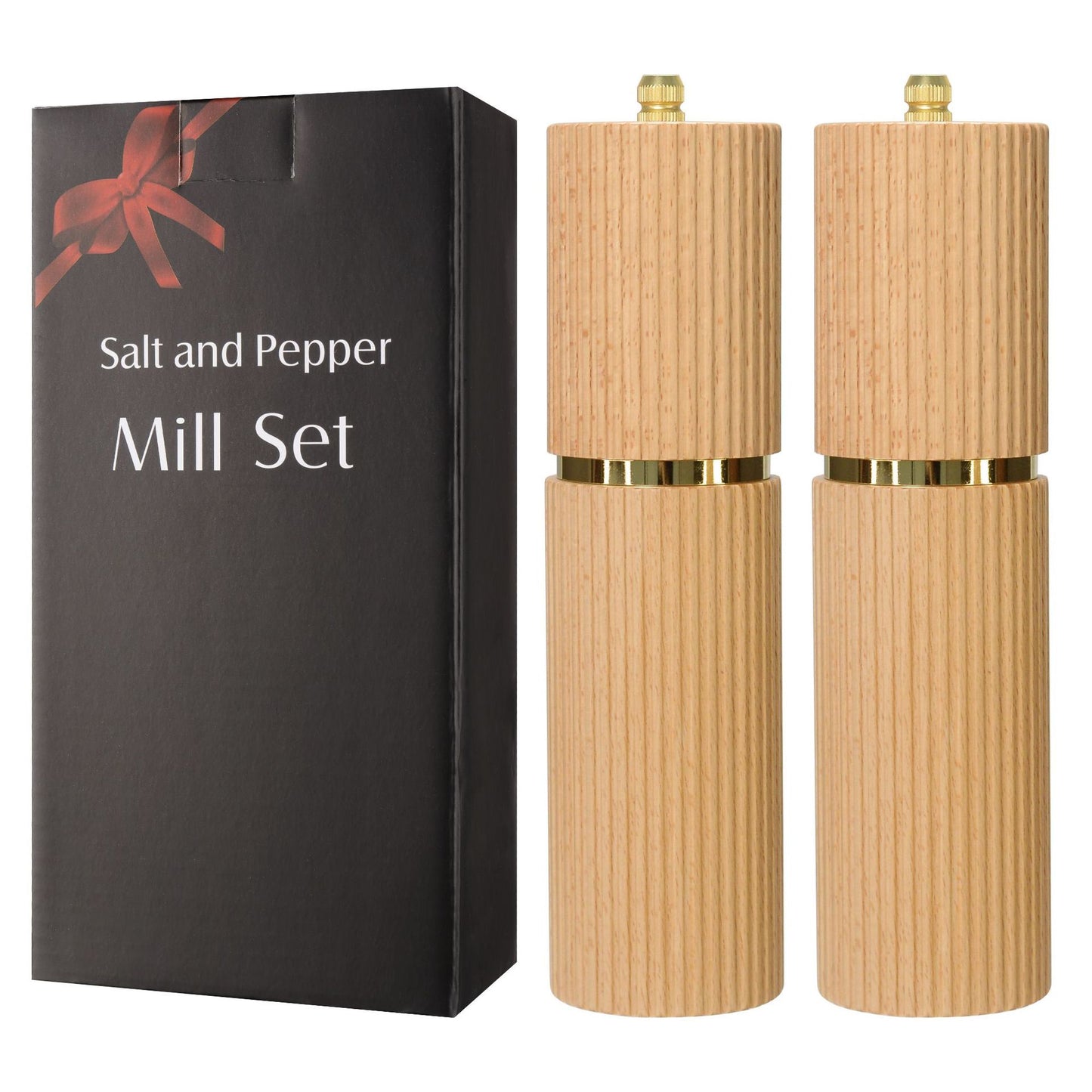 木制胡椒手動研磨器可調粗細花椒海鹽研磨器調味瓶