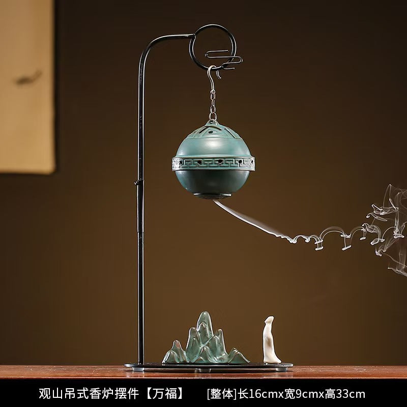 创意国风倒流香炉家用客厅室内香薰炉摆件