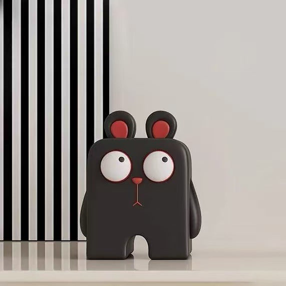 卡比巴拉卡通可愛支架創意裝飾懶人桌面及酒櫃擺件