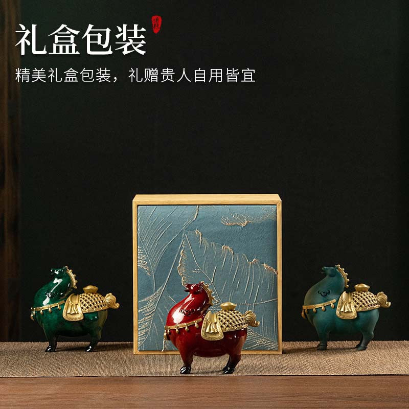 馬上有钱 创意盤香爐 家用室內茶道香熏爐擺件 香插盤托 檀香沉香熏香