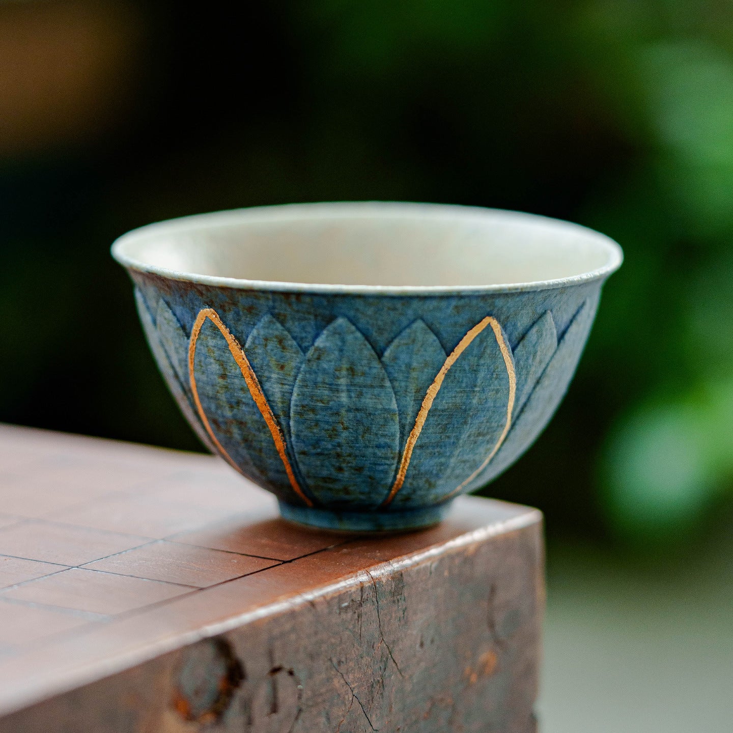 灰藍火石紅灑金浮雕陶瓷品茗杯功夫茶杯主人杯
