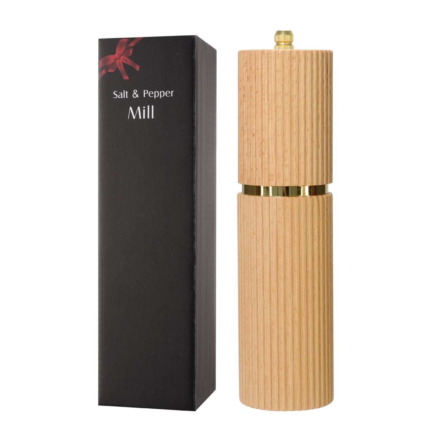 木制胡椒手動研磨器可調粗細花椒海鹽研磨器調味瓶