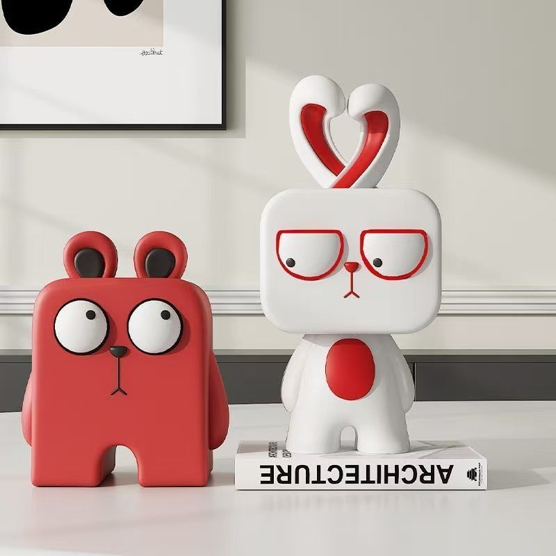 卡比巴拉卡通可愛支架創意裝飾懶人桌面及酒櫃擺件