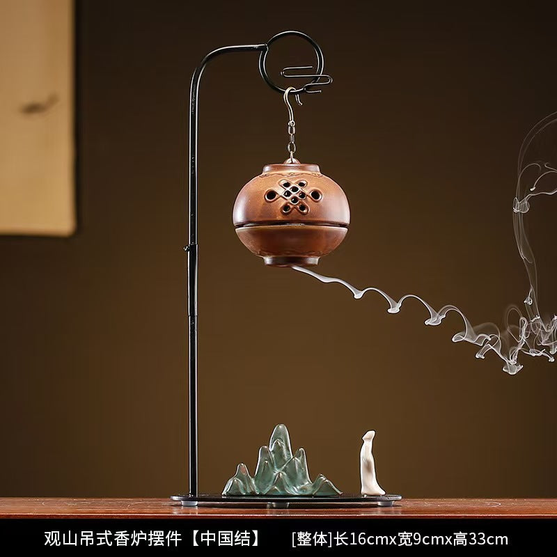 创意国风倒流香炉家用客厅室内香薰炉摆件
